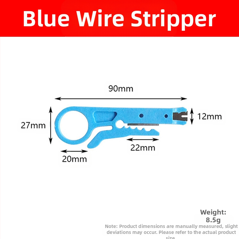 Многофункционален инструмент за обелване на кабели – нож за обелване и клещи за коаксиални, мрежови, видео и телефонни кабели