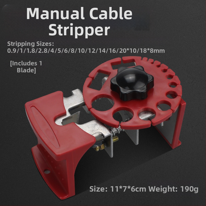Многофункционален инструмент за обелване на кабели – нож за обелване и клещи за коаксиални, мрежови, видео и телефонни кабели