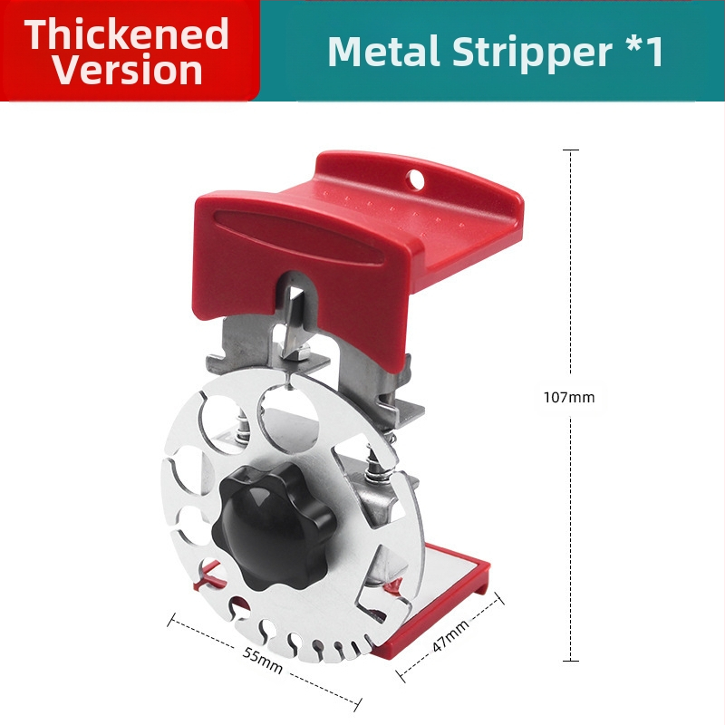 Многофункционален инструмент за обелване на кабели – нож за обелване и клещи за коаксиални, мрежови, видео и телефонни кабели