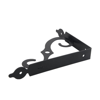 Σιδερένιο γωνιακό στηρίγμα τοίχου για ράφι, μοντέλο 2558, για τοίχο, μοντέρνο μινιμαλιστικό στυλ, φινίρισμα με βαφή ψεκασμού