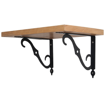 Σιδερένιο γωνιακό στηρίγμα τοίχου για ράφι, μοντέλο 2558, για τοίχο, μοντέρνο μινιμαλιστικό στυλ, φινίρισμα με βαφή ψεκασμού