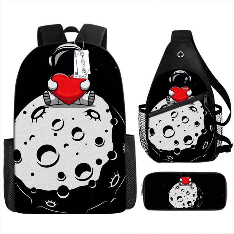 Vaikų kuprinė su anime piešiniu, Oxford audinys, kvėpuojanti, atspari vandeniui, ultra lengva, skirta 1–2 klasei