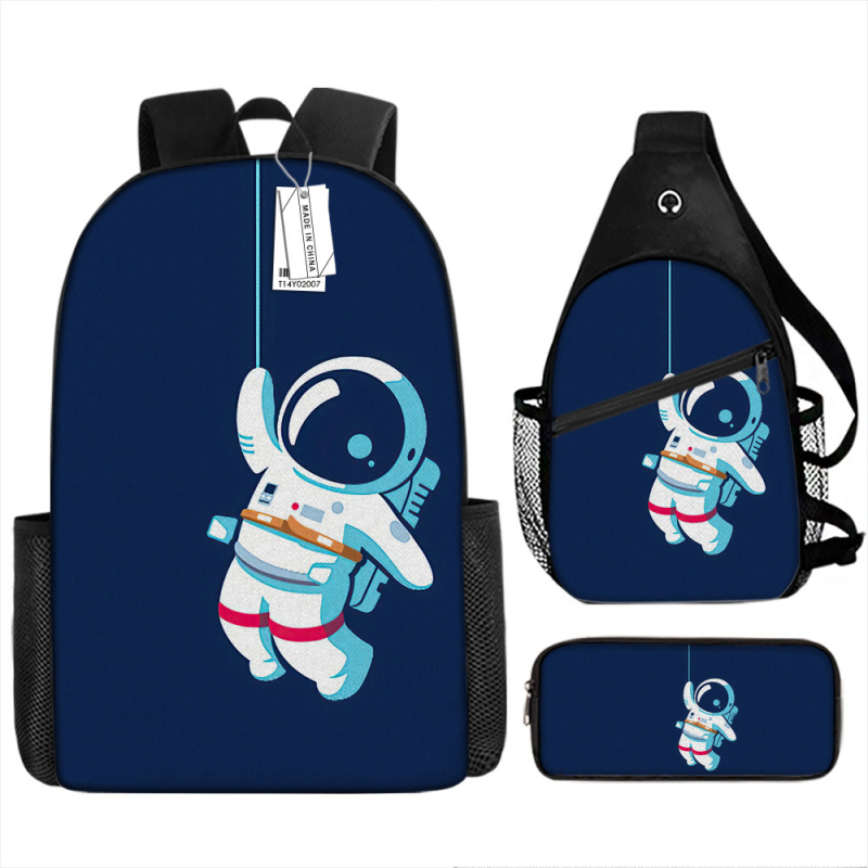 Vaikų kuprinė su anime piešiniu, Oxford audinys, kvėpuojanti, atspari vandeniui, ultra lengva, skirta 1–2 klasei