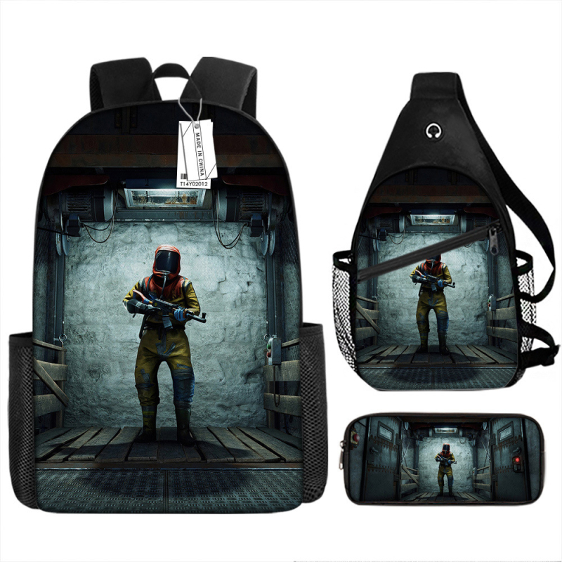 Vaikų kuprinė su anime piešiniu, Oxford audinys, kvėpuojanti, atspari vandeniui, ultra lengva, skirta 1–2 klasei