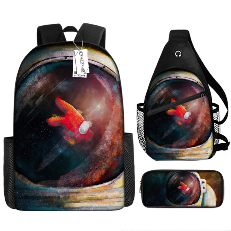 Vaikų kuprinė su anime piešiniu, Oxford audinys, kvėpuojanti, atspari vandeniui, ultra lengva, skirta 1–2 klasei