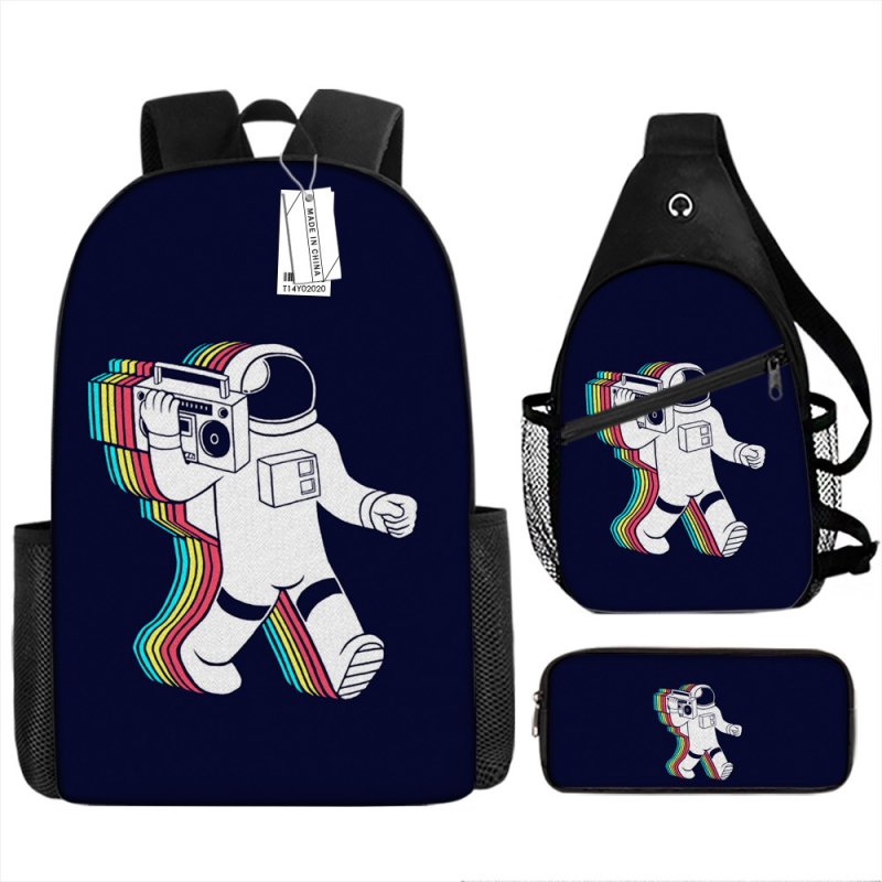 Vaikų kuprinė su anime piešiniu, Oxford audinys, kvėpuojanti, atspari vandeniui, ultra lengva, skirta 1–2 klasei