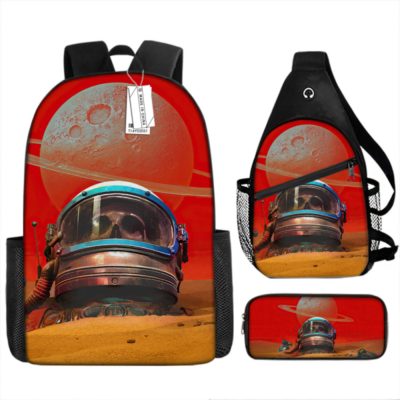 Vaikų kuprinė su anime piešiniu, Oxford audinys, kvėpuojanti, atspari vandeniui, ultra lengva, skirta 1–2 klasei