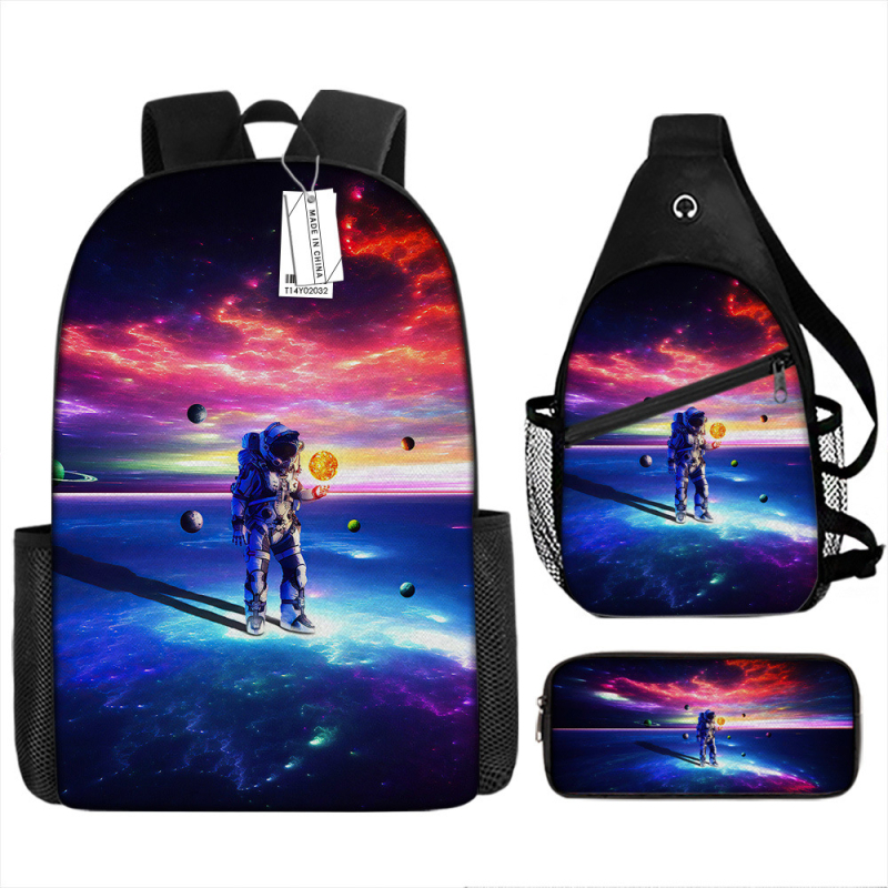 Vaikų kuprinė su anime piešiniu, Oxford audinys, kvėpuojanti, atspari vandeniui, ultra lengva, skirta 1–2 klasei