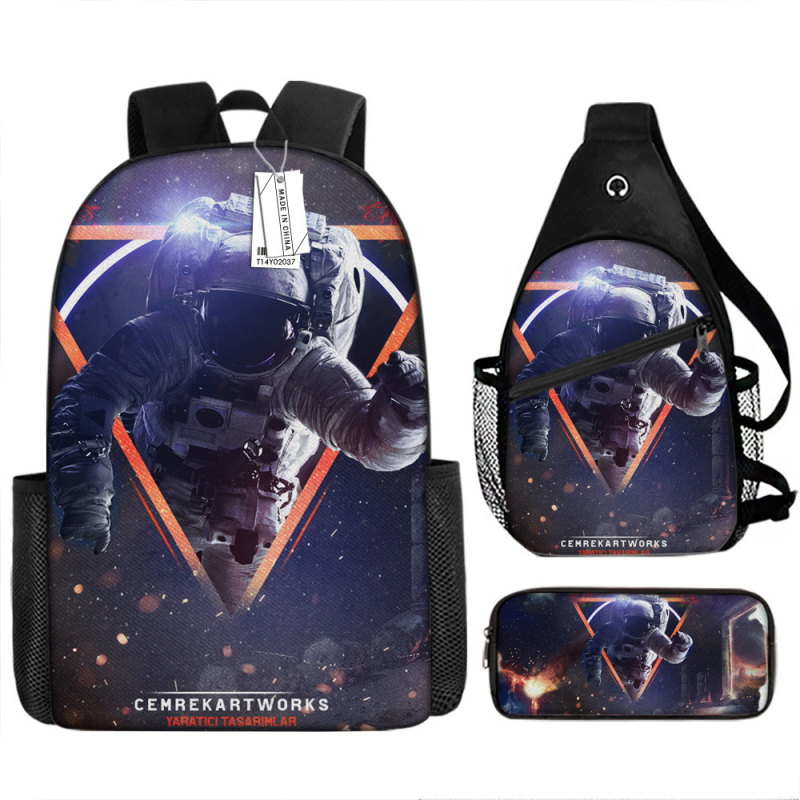 Vaikų kuprinė su anime piešiniu, Oxford audinys, kvėpuojanti, atspari vandeniui, ultra lengva, skirta 1–2 klasei