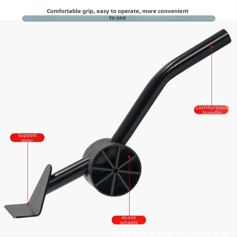Подвижна количка за мебели от неръждаема стомана за дневна, кухня и баня — тежък товар, без монтаж