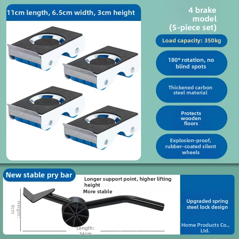 Judamas nerūdijančio plieno baldų vežimėlis svetainei, virtuvei ir voniai — tvirta apkrova, be montavimo