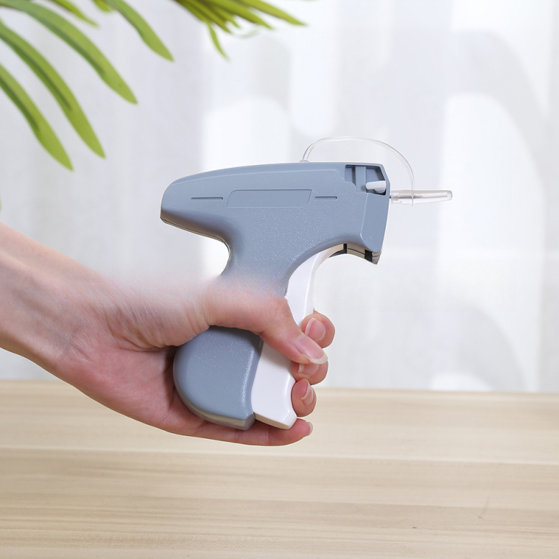 Finom tűvel címke injekciós eszköz ruházathoz és törölközőkhöz, műanyag, modern minimál stílusú dizájn, nem testre szabható, logó nélküli