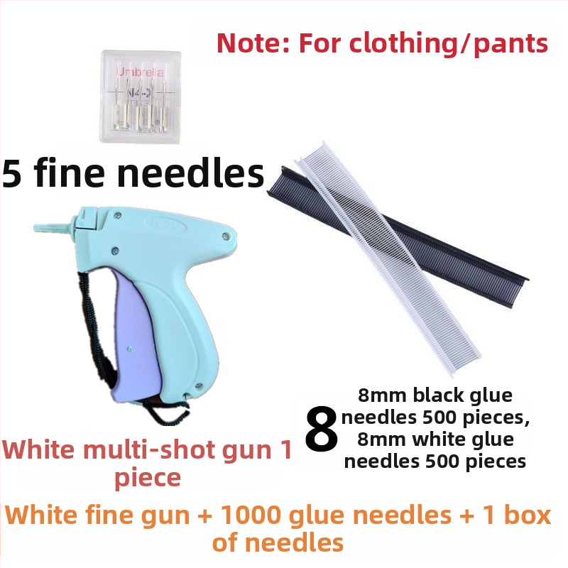 Finom tűvel címke injekciós eszköz ruházathoz és törölközőkhöz, műanyag, modern minimál stílusú dizájn, nem testre szabható, logó nélküli