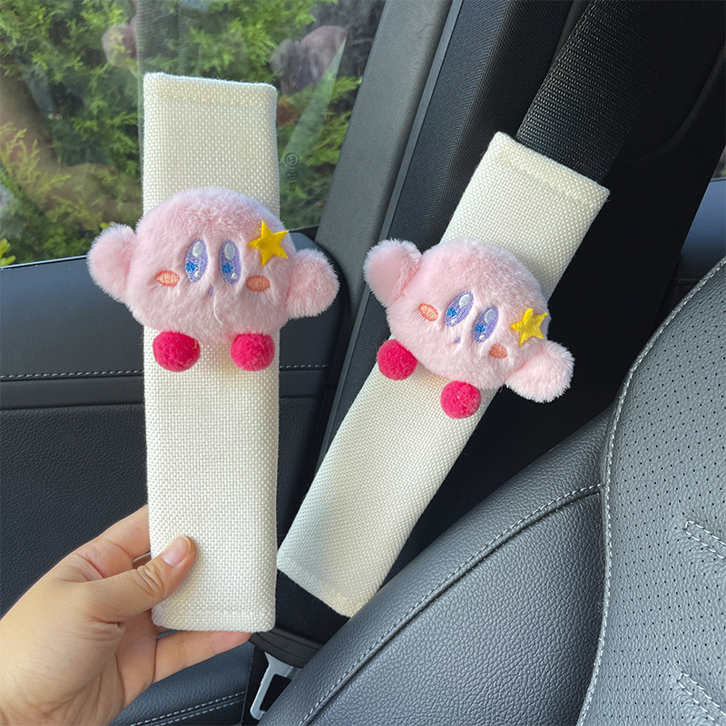 Acoperire pentru centura de siguranță auto – decor interior protecțional, păpușă monstru desen animat, Love Candy Boy, origine China, fără personalizare