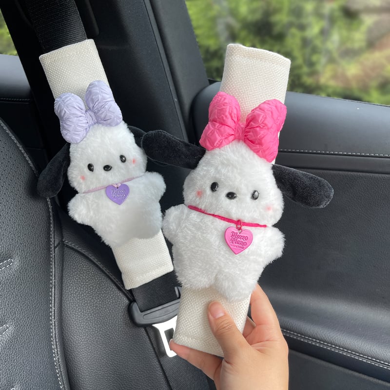 Acoperire pentru centura de siguranță auto – decor interior protecțional, păpușă monstru desen animat, Love Candy Boy, origine China, fără personalizare