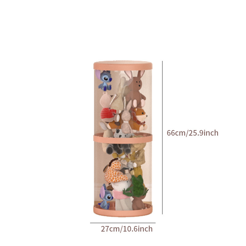 Барел за съхранение на плюшени играчки, пластмасов, за играчки, спалня, творчески стил, тегло 0,685–1,433 кг