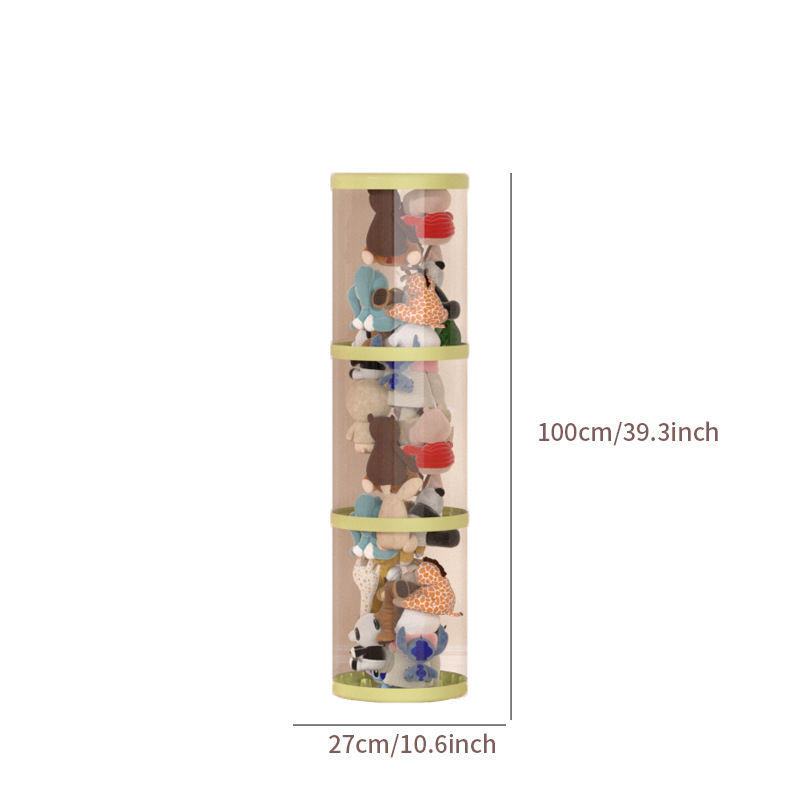 Барел за съхранение на плюшени играчки, пластмасов, за играчки, спалня, творчески стил, тегло 0,685–1,433 кг