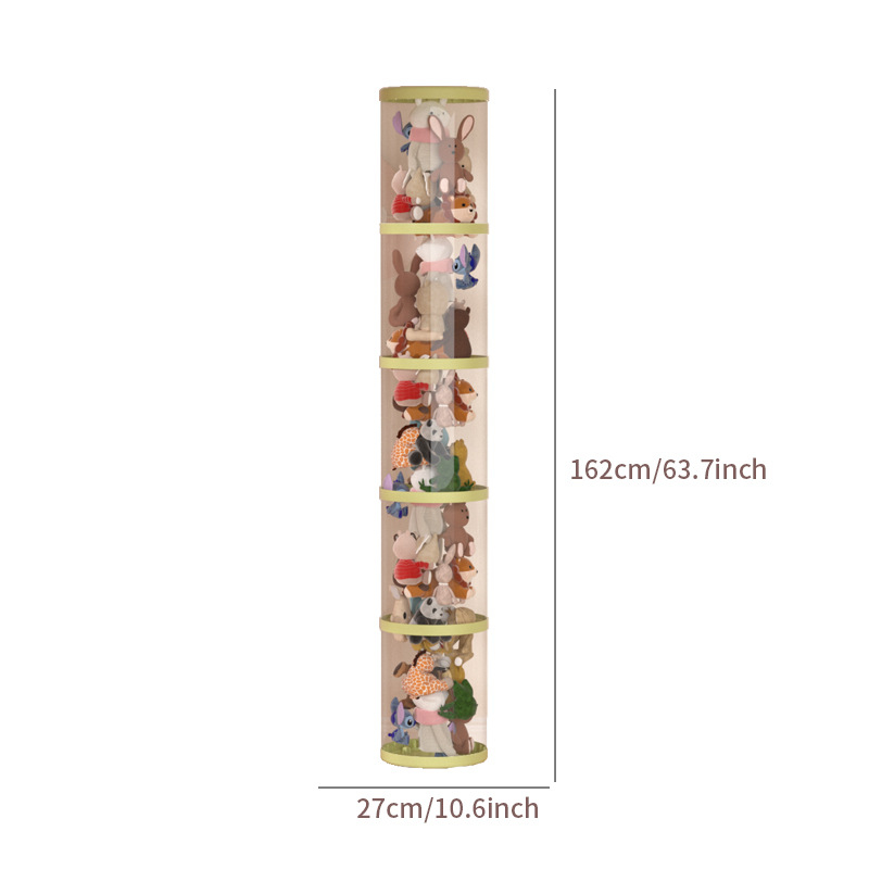 Барел за съхранение на плюшени играчки, пластмасов, за играчки, спалня, творчески стил, тегло 0,685–1,433 кг