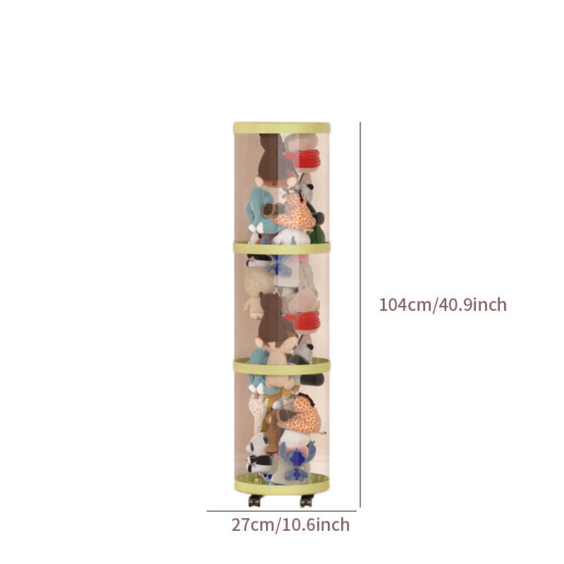 Барел за съхранение на плюшени играчки, пластмасов, за играчки, спалня, творчески стил, тегло 0,685–1,433 кг