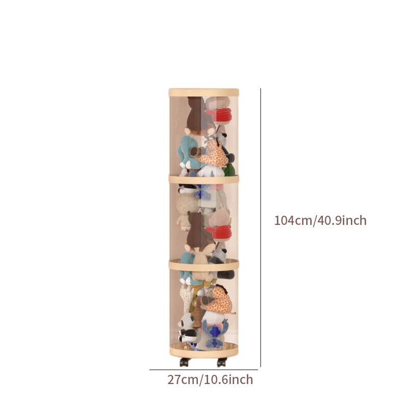 Барел за съхранение на плюшени играчки, пластмасов, за играчки, спалня, творчески стил, тегло 0,685–1,433 кг