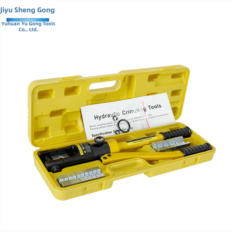 Ръчни хидравлични клещи за кабели със медно-алюминиеви носове – 40Cr, модел YQK70120240300, 4–70 mm² кабели, преносим електроинструмент