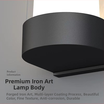 Lauko sieninis šviestuvas, nordiško minimalistinio dizaino koridoriams, korpusas ABS, be reguliuojamo šviesos lygio, veikimo laikas daugiau nei 36 valandos