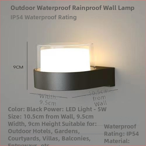 Lauko sieninis šviestuvas, nordiško minimalistinio dizaino koridoriams, korpusas ABS, be reguliuojamo šviesos lygio, veikimo laikas daugiau nei 36 valandos