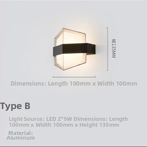 Lauko sieninis šviestuvas, nordiško minimalistinio dizaino koridoriams, korpusas ABS, be reguliuojamo šviesos lygio, veikimo laikas daugiau nei 36 valandos