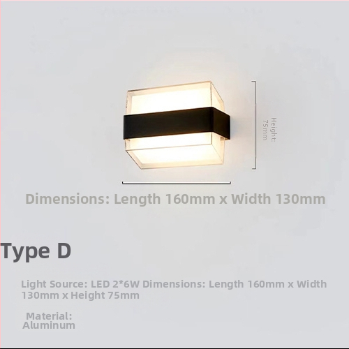 Lauko sieninis šviestuvas, nordiško minimalistinio dizaino koridoriams, korpusas ABS, be reguliuojamo šviesos lygio, veikimo laikas daugiau nei 36 valandos