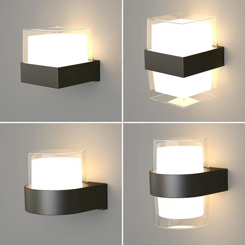 Lauko sieninis šviestuvas, nordiško minimalistinio dizaino koridoriams, korpusas ABS, be reguliuojamo šviesos lygio, veikimo laikas daugiau nei 36 valandos