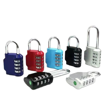 CH-604 Κράμα ψευδαργύρου, 4-ψήφια μηχανική συνδυαστική κλειδαριά για ντουλάπια και αποσκευές — πάχος μοχλού κλειδώματος 6 mm, απόσταση 20×24 mm