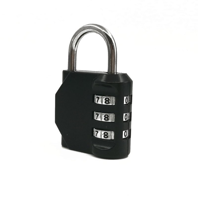 CH-604 aliaj de zinc, încuietoare mecanică cu combinație de 4 cifre pentru dulapuri și bagaje — grosimea tijelor de blocare 6 mm, distanța 20×24 mm