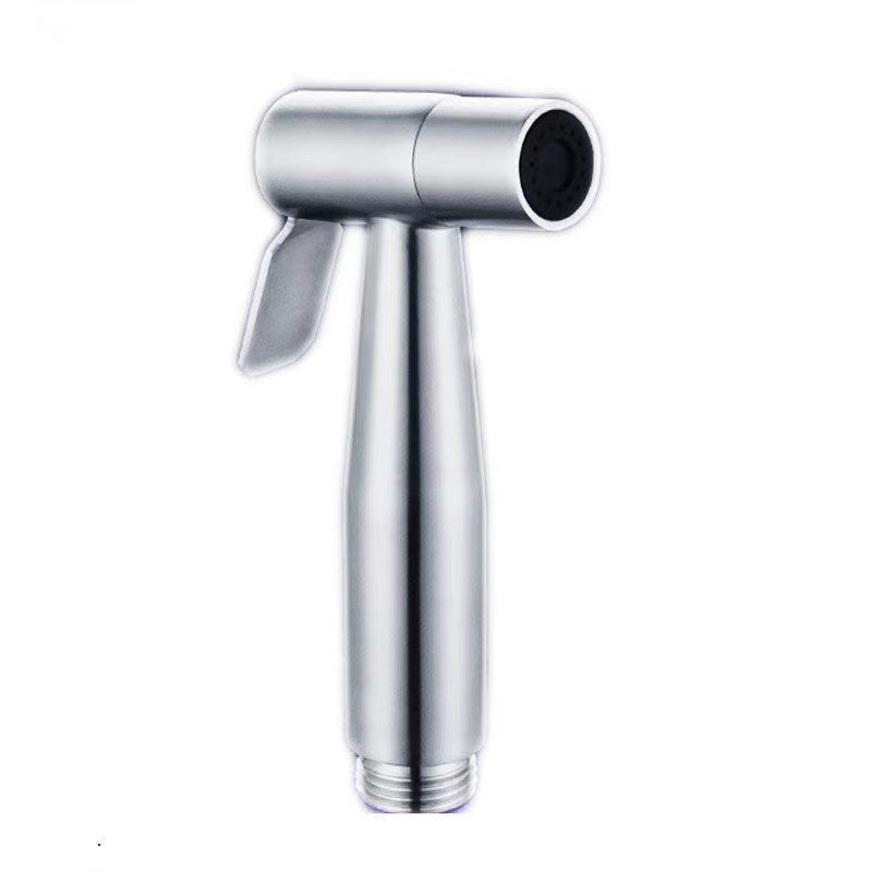 Комплект биде за тоалет от 304 неръждаема стомана, без пробиване, под налягане, стенна инсталация, 1 вход 2 изход, ъглов кран — модел Stainless Steel Toilet Mate