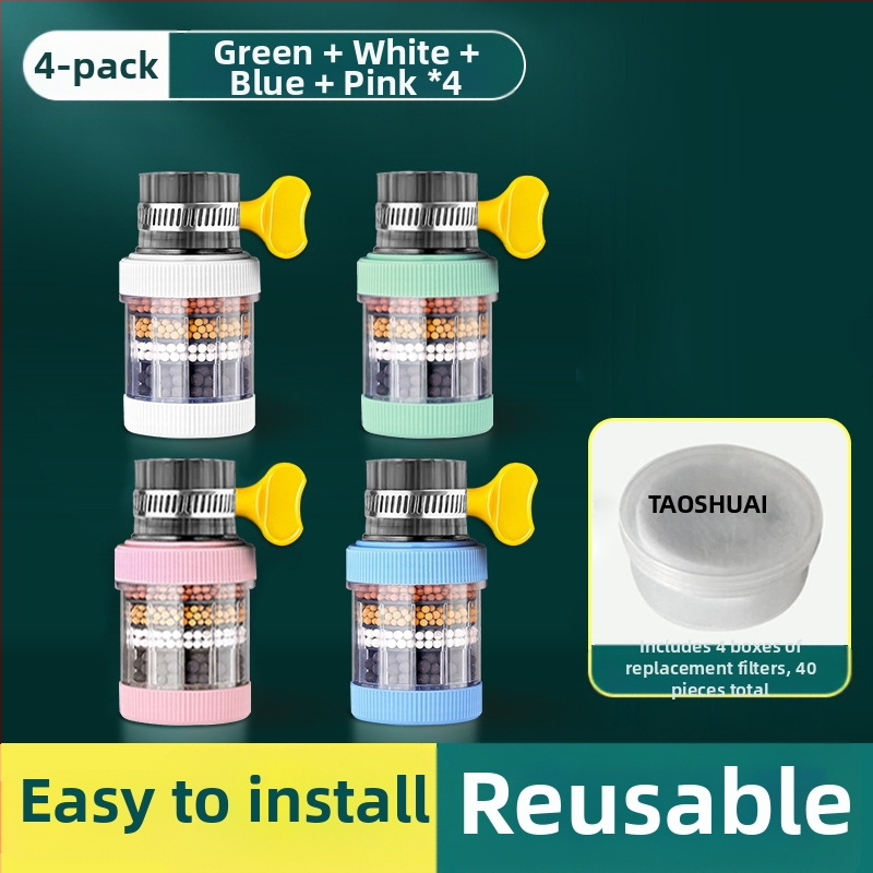 Kuhinjski filtr za slavinu, šestoslojni filtr, ABS materijal, Yun Lufeng marka