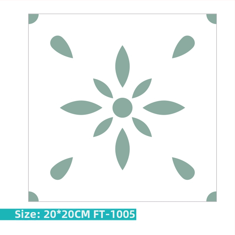 Pašlīmējošas grīdas uzlīmes ar baroka rakstu, 0,8 mm biezums, pretslīdējošas, piemērotas dzīvojamajai istabai, guļamistabai, gaitenim un sporta zonām