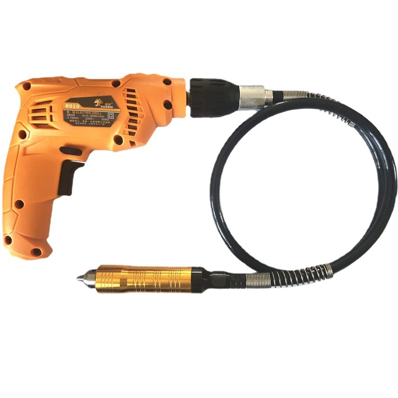 Elektriline puur paindliku võlliga, kõrge täpsusega graveerimine 0-4 mm / 0-6.5 mm, keramplaatide ühenduste puhastus