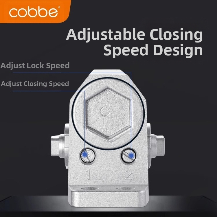 Автоматичен затварящ механизъм за врати с хидравличен буфер | лит алуминий | модел CL-BMQ01 | марка Cobbe/Cabe | модерен и минималистичен дизайн | за домашно ползване