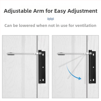 Неръждаема стомана — прост затварящ механизъм за врати, модерен минималистичен стил, марка Wuxin haopin