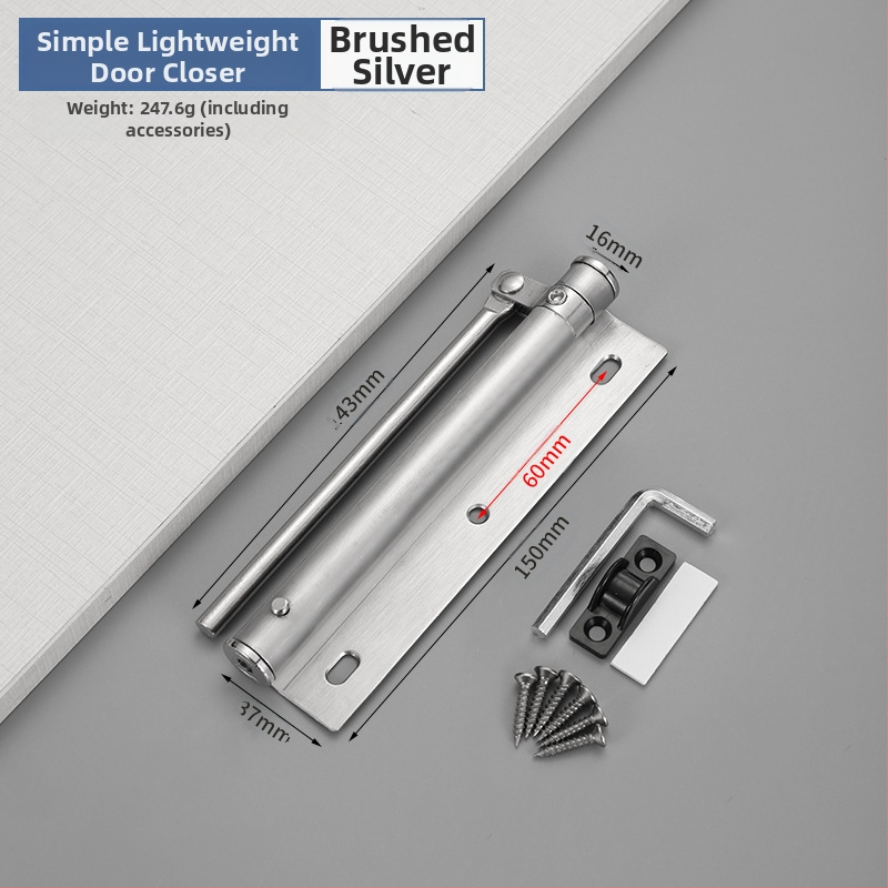 Неръждаема стомана — прост затварящ механизъм за врати, модерен минималистичен стил, марка Wuxin haopin