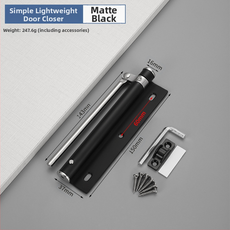 Неръждаема стомана — прост затварящ механизъм за врати, модерен минималистичен стил, марка Wuxin haopin