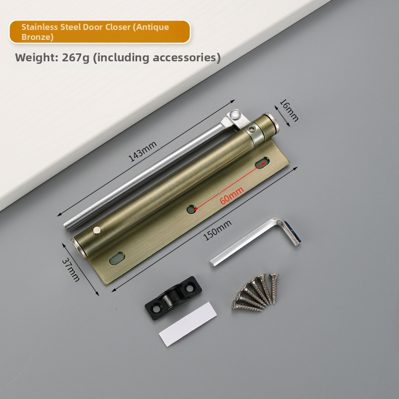 Неръждаема стомана — прост затварящ механизъм за врати, модерен минималистичен стил, марка Wuxin haopin