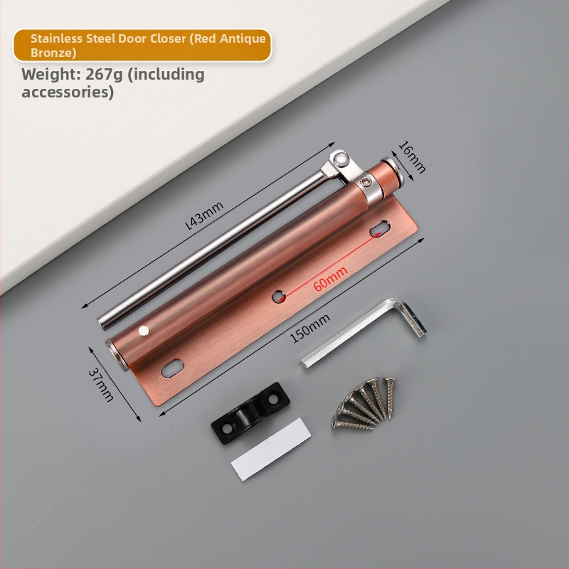 Неръждаема стомана — прост затварящ механизъм за врати, модерен минималистичен стил, марка Wuxin haopin