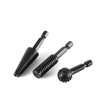 Περιστροφικό αρχείο με εξάγωνο άξονα για ξυλουργική και γλυπτική ρίζων – Ατσάλι 45#, κατάλληλο για ξύλο, μαλακό μέταλλο και πλαστικό, προσαρμοσμένη επεξεργασία, σετ ηλεκτρικού λείανσης