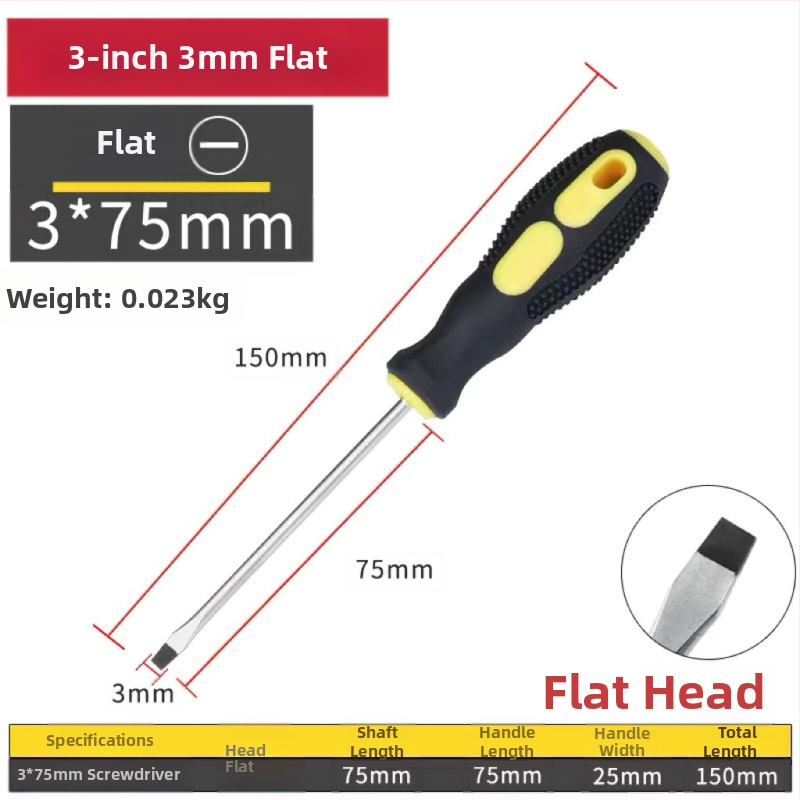 Keresztfejű mágneses és szigetelt csavarhúzó Cr-V krom-vanádium acélból, PP+ABS markolattal