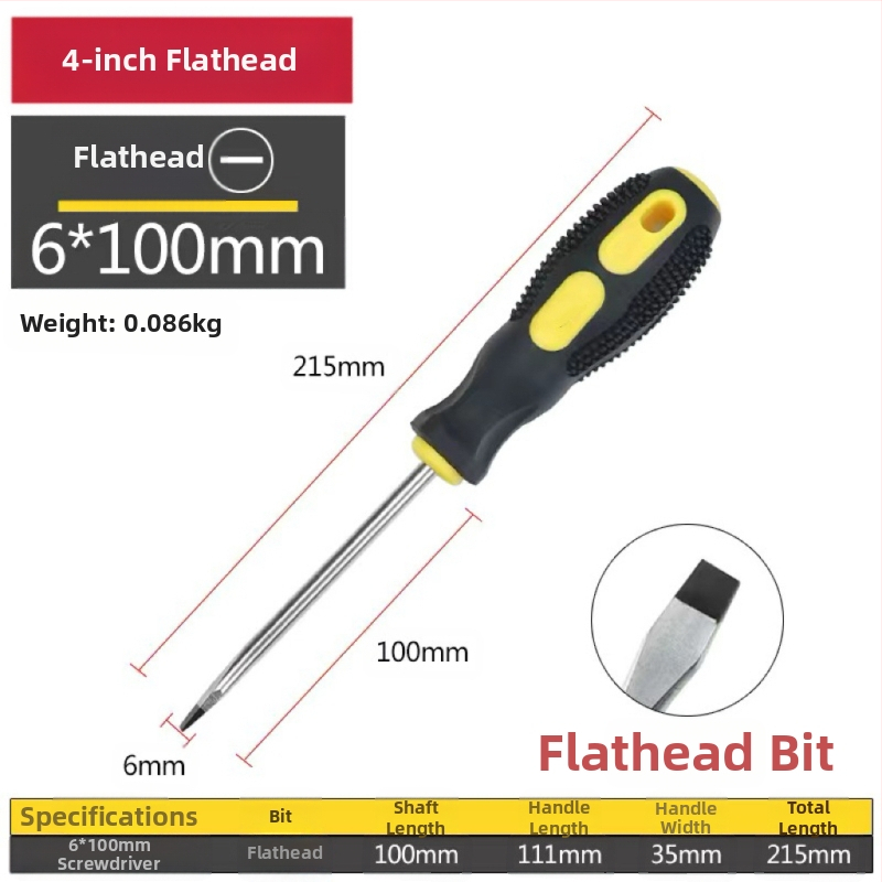 Keresztfejű mágneses és szigetelt csavarhúzó Cr-V krom-vanádium acélból, PP+ABS markolattal