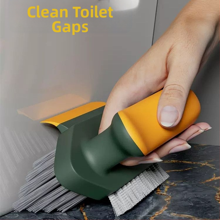 Многофункционална четка за фуги и подове за баня и кухня, влакнеста почистваща четка за фуги и плочки