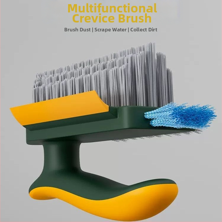 Многофункционална четка за фуги и подове за баня и кухня, влакнеста почистваща четка за фуги и плочки
