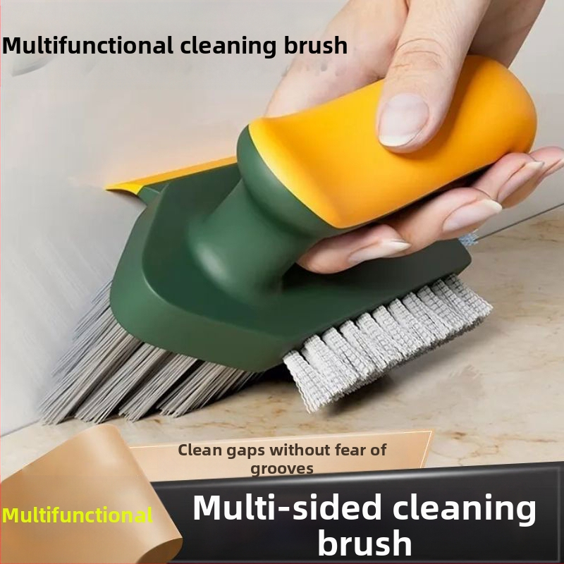 Многофункционална четка за фуги и подове за баня и кухня, влакнеста почистваща четка за фуги и плочки