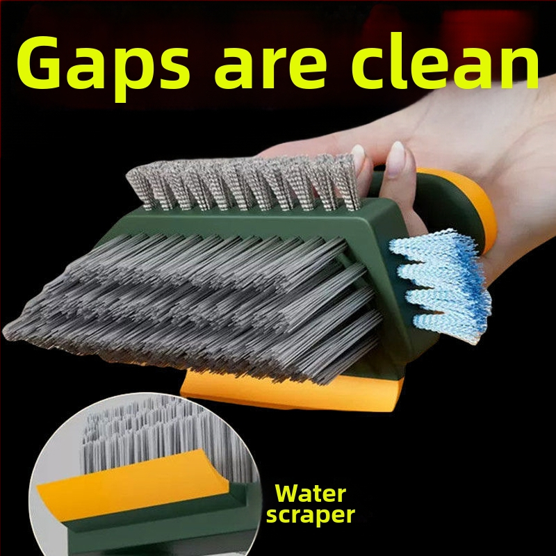 Mitmekülgne põranda ühenduste harja vannitoa ja köögi jaoks, kiudmaterjalist puhastusvahend