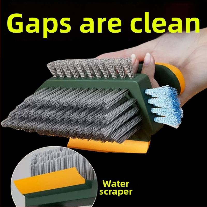 Mitmekülgne põranda ühenduste harja vannitoa ja köögi jaoks, kiudmaterjalist puhastusvahend